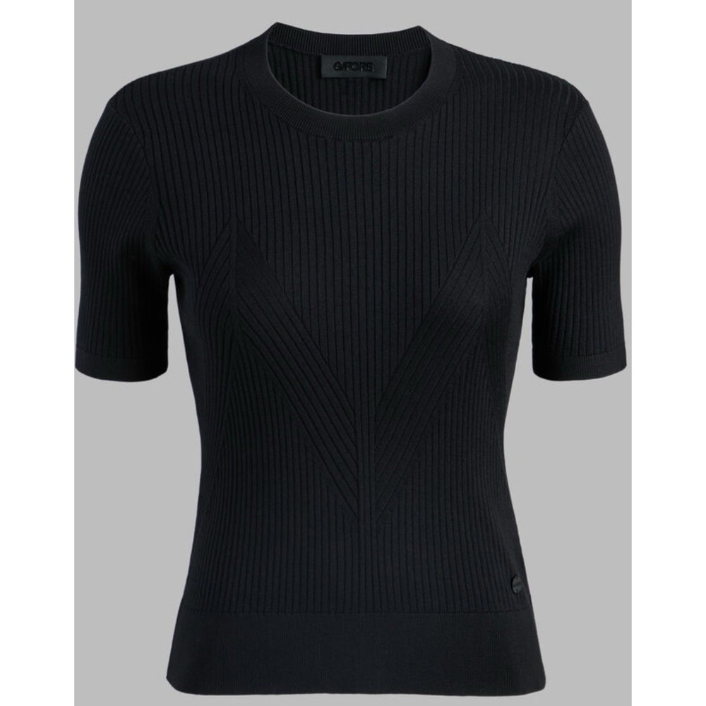 G/Fore Golf 55% Silk Sweater  Womens Size  Small ONYX Crewneck  New INV12795399
